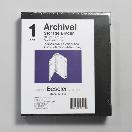 Beseler Archival Storage Binder Black