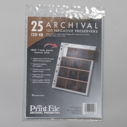 Print File Archival Negative Sleeves 120-4B - Image 2