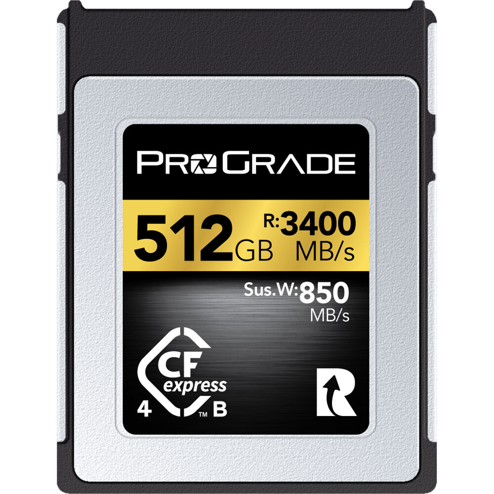 ProGrade Digital 512GB CFexpress (Gold) product shot