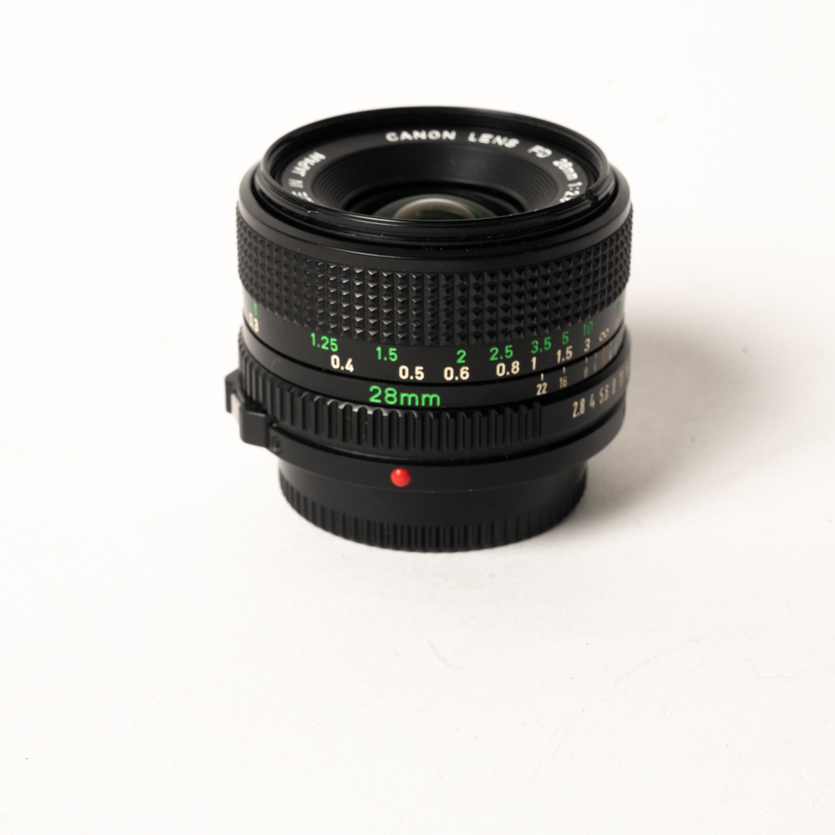 Canon FD 28mm f.28 lens