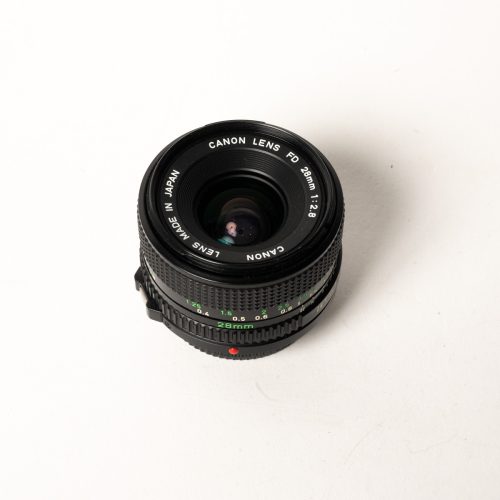 Canon FD 28mm f.28 lens