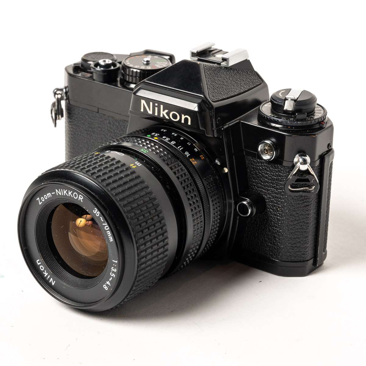 Used Nikon FE W/ Zoom-Nikkor 35-70mm F3.5-4.5 BLACK – Beau Photo